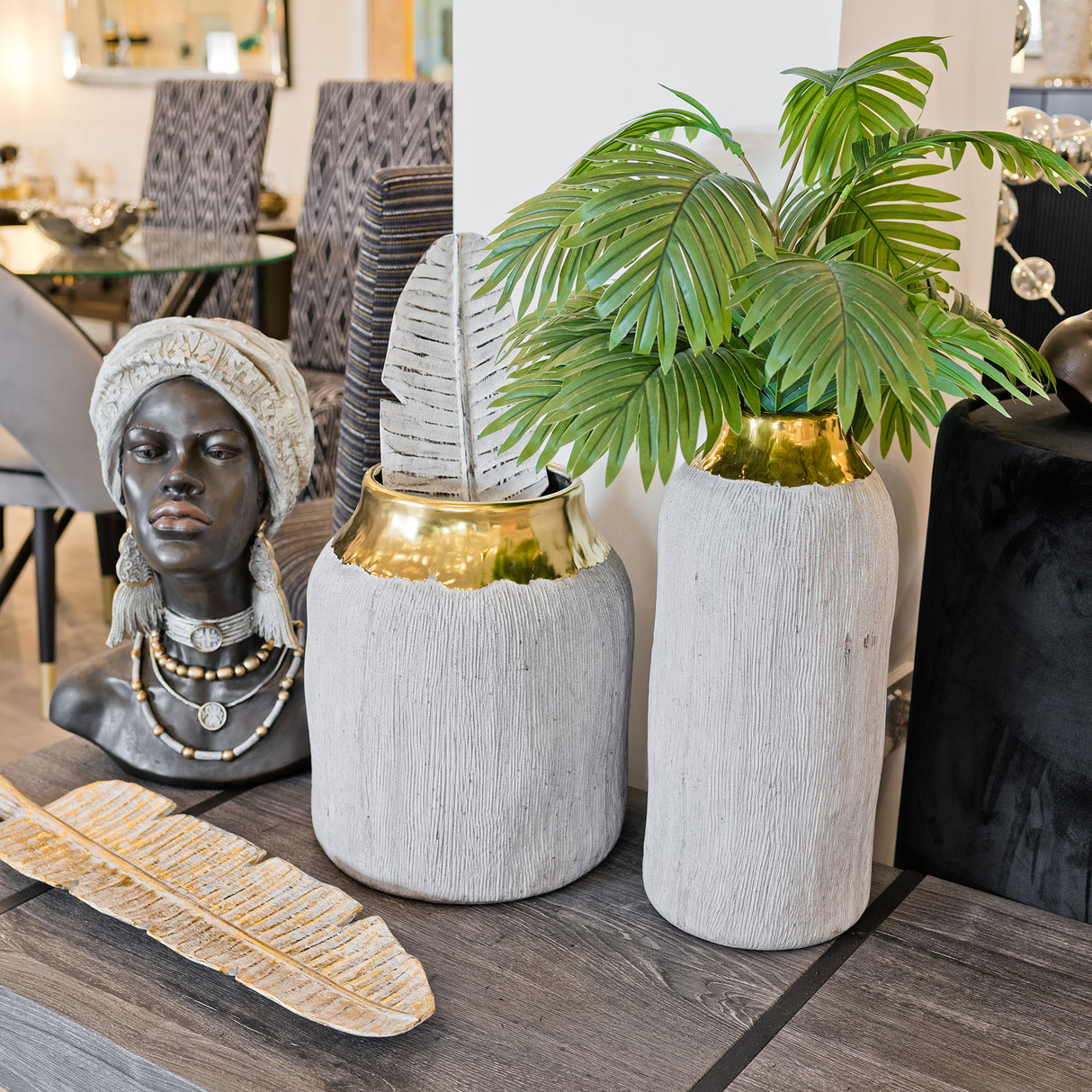 Volkano Tall Ceramic Pot