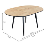 Thornton Wood Veneer Extending Dining Table