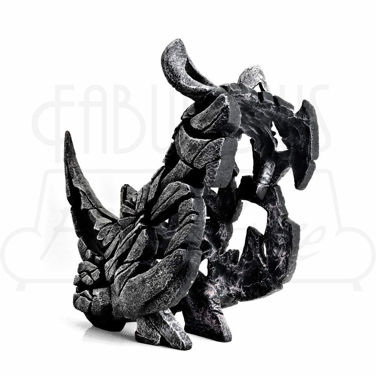 Rhinoceros Bust Edge Sculpture