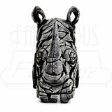 Rhinoceros Bust Edge Sculpture