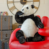 Large Waving Panda Cuddly Toy